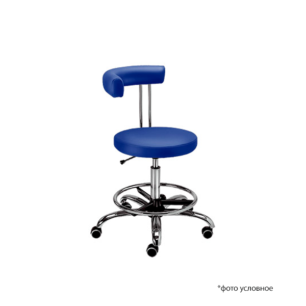 Стул Д10Л / D10L колор BLU6 с опорой для ног купить