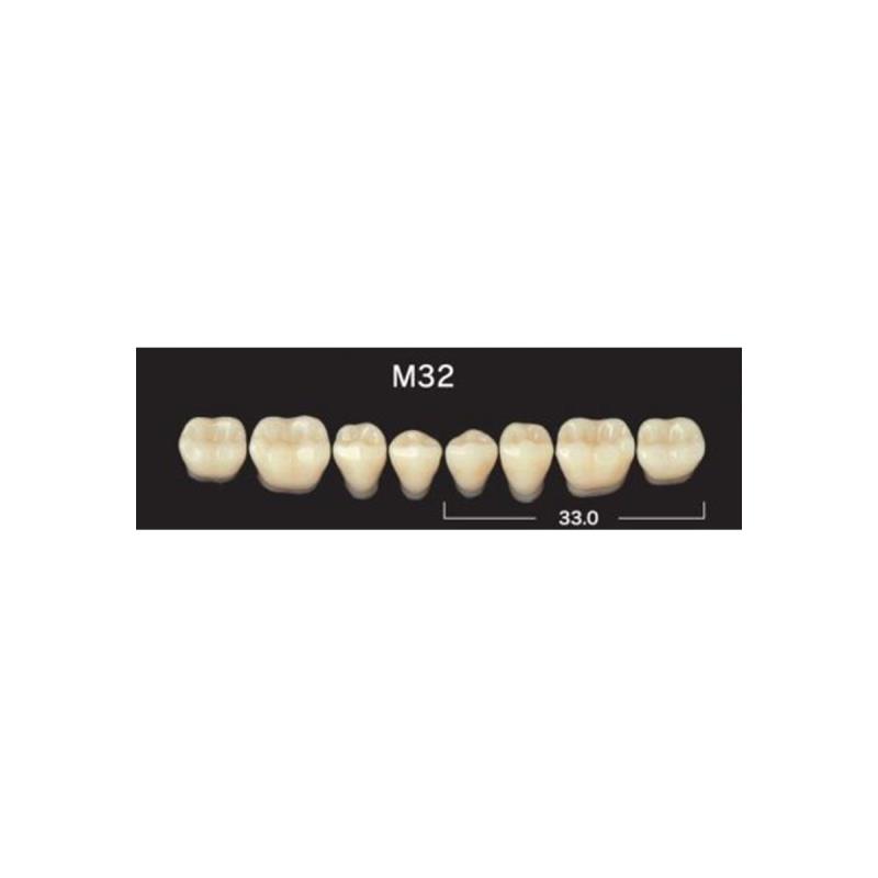 Зубы акриловые New Ace & Naperce цвет А3 фасон О4/M32 купить